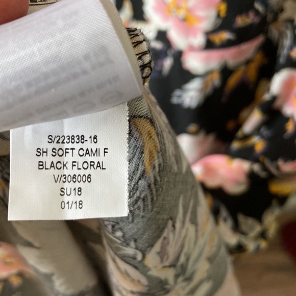 🛍️ DONATED Gap | Soft Floral Dress A-line flowy black adjustable straps - Picture 8 of 10